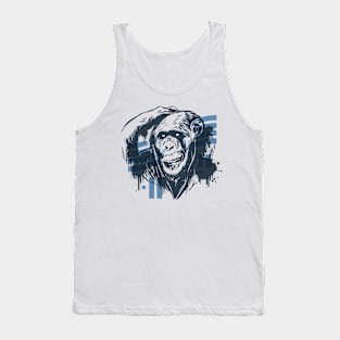 Cool Graffiti Chimp Tank Top